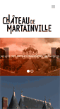 Mobile Screenshot of chateaudemartainville.fr